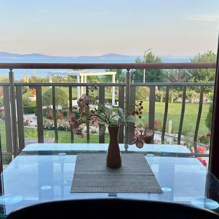 панорама, двустаен, малък, първа линия, гледка море, Diamond Beach, сарафово 公寓 *